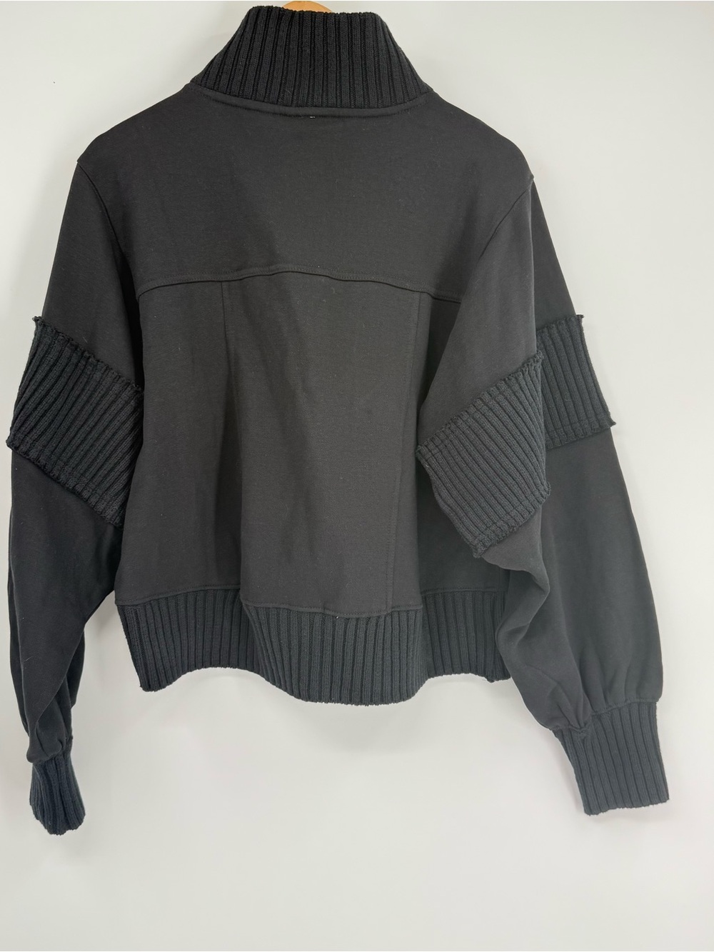 Daily Practice Anthropologie Indy Grab Pullover Sweatshirt Black Size L - Picture 3 of 11